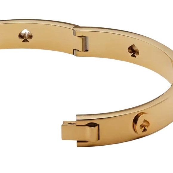 KATE SPADE • Gold Spot The Spade Bangle Bracelet - Picture 3 of 4